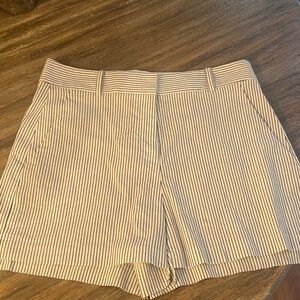 Elie Tahari Black and White Striped Women's Shorts